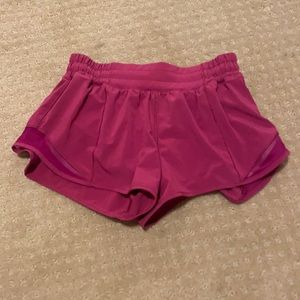 Pink lulu shorts